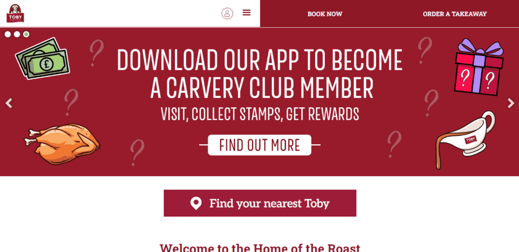 toby carvery's ''find your nearest toby''