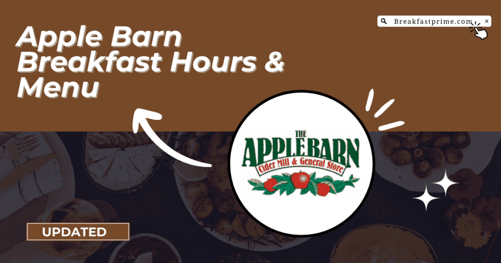 apple barn breakfast times 